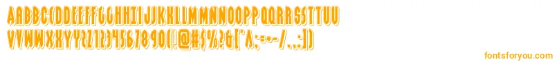 Шрифт grendelsmotherpunch – оранжевые шрифты