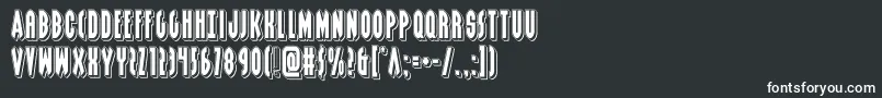 grendelsmotherpunch Font – White Fonts on Black Background