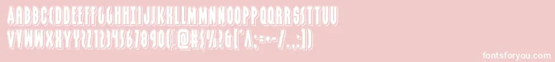 grendelsmotherpunch Font – White Fonts on Pink Background