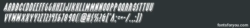 grendelsmotherpunchital Font – White Fonts