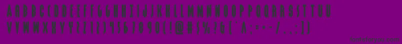 grendelsmothertitle Font – Black Fonts on Purple Background