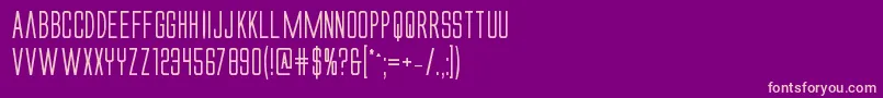 Alienleagueiibold Font – Pink Fonts on Purple Background