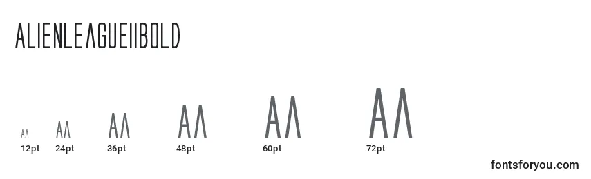 Alienleagueiibold Font Sizes