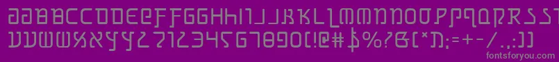 grimlord Font – Gray Fonts on Purple Background