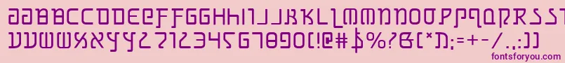 grimlord Font – Purple Fonts on Pink Background