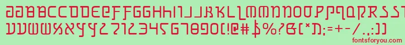 grimlord Font – Red Fonts on Green Background