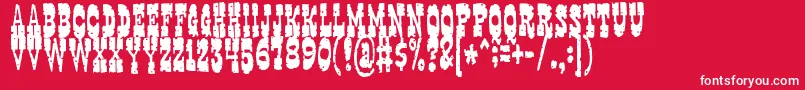 fuente gringo – Fuentes Blancas Sobre Fondo Rojo