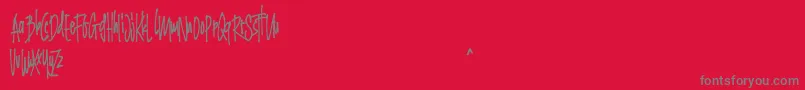 More about Grinty FREE Font Grinty FREE Font – Gray Fonts on Red Background