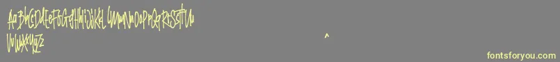 More about Grinty FREE Font Grinty FREE Font – Yellow Fonts on Gray Background