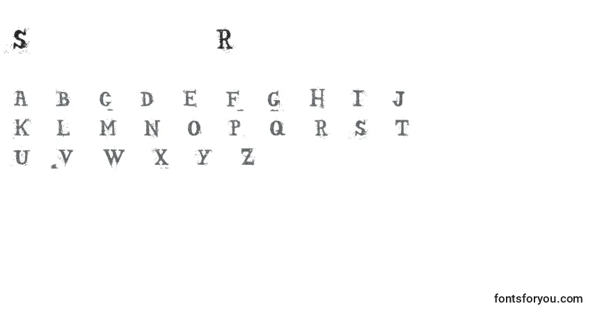 Шрифт SopadeletrasRegular – алфавит, цифры, специальные символы