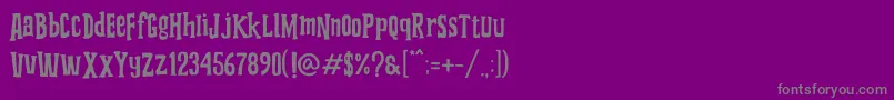 Más sobre la fuente Grooving fuente Grooving – Fuentes Grises Sobre Fondo Morado