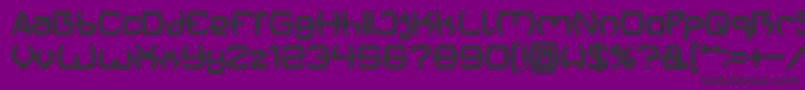 Weitere Informationen zur Groovy Kind Of Life Bold-Schriftart Groovy Kind Of Life Bold-Schriftart – Schwarze Schriften auf violettem Hintergrund