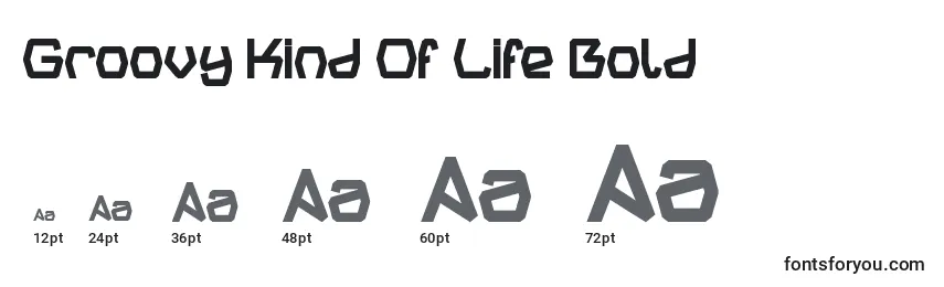 Groovy Kind Of Life Bold Font Sizes