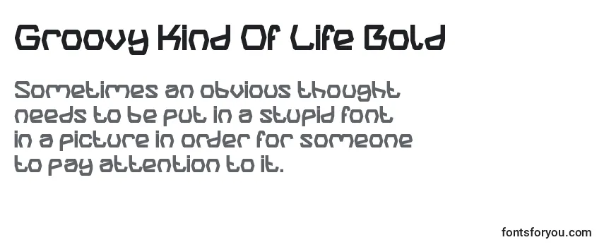 Groovy Kind Of Life Bold Font
