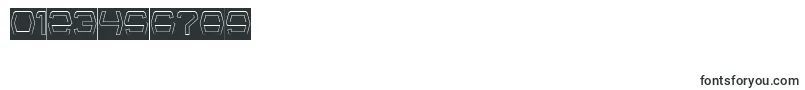 Groovy Kind Of Life Hollow Inverse Font – Fonts for Numbers and Digits