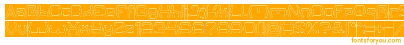 Groovy Kind Of Life Hollow Inverse Font – Orange Fonts
