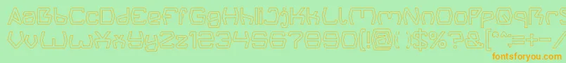 Подробнее о шрифте Groovy Kind Of Life Hollow Шрифт Groovy Kind Of Life Hollow – оранжевые шрифты на зелёном фоне
