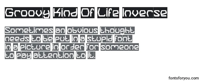 Groovy Kind Of Life Inverse Font