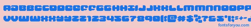groovysmoothie Font – Blue Fonts on Pink Background