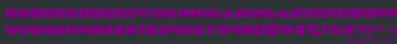 groovysmoothie Font – Purple Fonts on Black Background