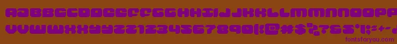 groovysmoothie Font – Purple Fonts on Brown Background