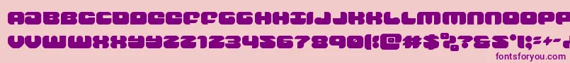 groovysmoothie Font – Purple Fonts on Pink Background