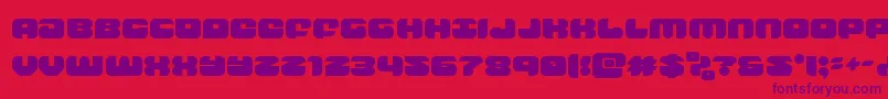 groovysmoothie Font – Purple Fonts on Red Background