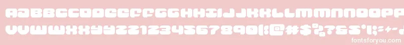 groovysmoothie Font – White Fonts on Pink Background