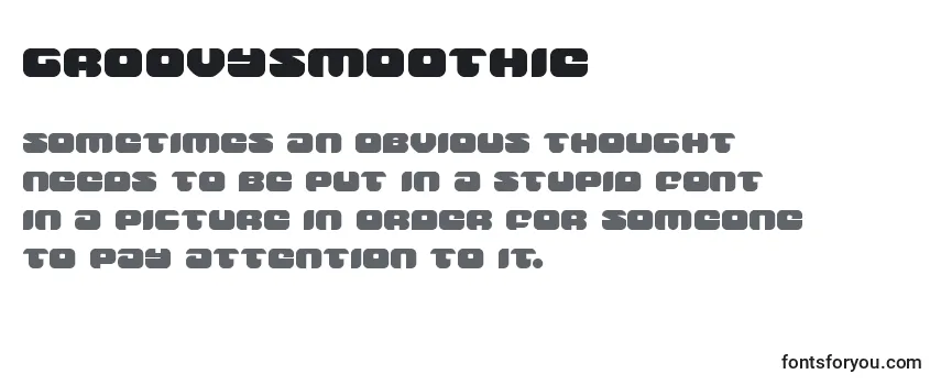 Review of the Groovysmoothie Font