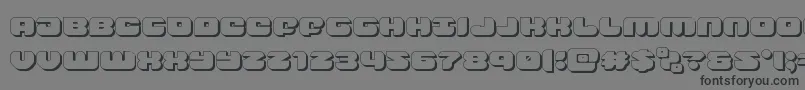 Подробнее о шрифте groovysmoothie3d Шрифт groovysmoothie3d – чёрные шрифты на сером фоне