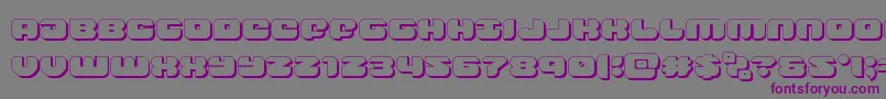 fuente groovysmoothie3d – Fuentes Moradas Sobre Fondo Gris