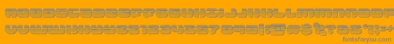 fuente groovysmoothiechrome – Fuentes Grises Sobre Fondo Naranja