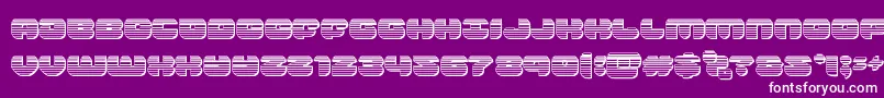 groovysmoothiechrome Font – White Fonts on Purple Background