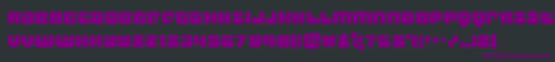 groovysmoothiecond Font – Purple Fonts on Black Background