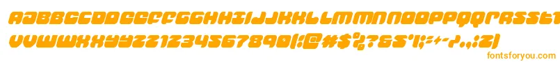 groovysmoothiecondital Font – Orange Fonts on White Background