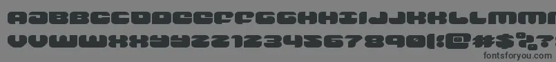 groovysmoothieexpand Font – Black Fonts on Gray Background