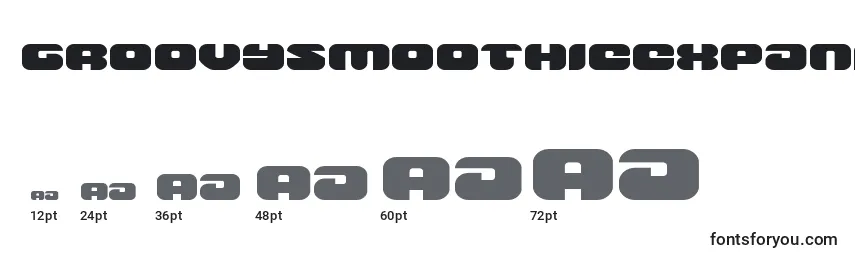 Groovysmoothieexpand Font Sizes