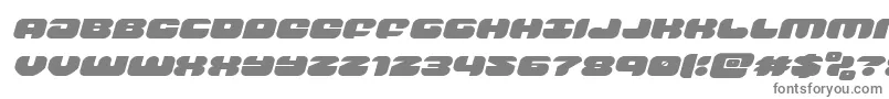 groovysmoothieexpandital-fontti – harmaat kirjasimet valkoisella taustalla