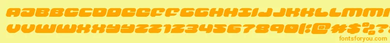 More about groovysmoothieexpandital Font groovysmoothieexpandital Font – Orange Fonts on Yellow Background