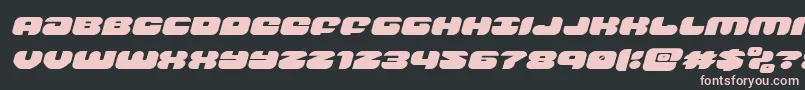 groovysmoothieexpandital Font – Pink Fonts on Black Background