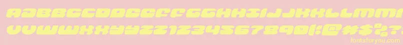 fuente groovysmoothieexpandital – Fuentes Amarillas Sobre Fondo Rosa