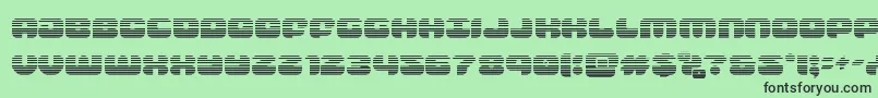 Шрифт groovysmoothiegrad – чёрные шрифты на зелёном фоне