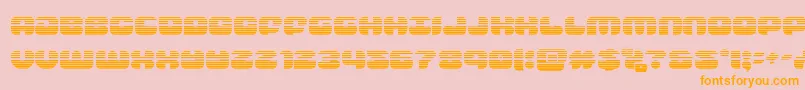 fuente groovysmoothiegrad – Fuentes Naranjas Sobre Fondo Rosa