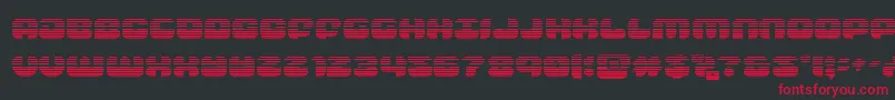 groovysmoothiegrad Font – Red Fonts on Black Background
