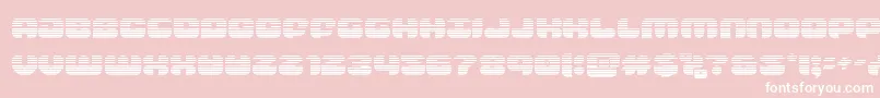 Шрифт groovysmoothiegrad – белые шрифты на розовом фоне