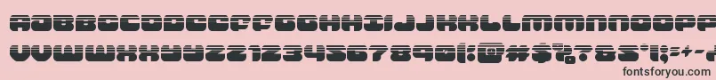 groovysmoothiehalf Font – Black Fonts on Pink Background
