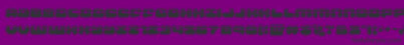 groovysmoothiehalf Font – Black Fonts on Purple Background