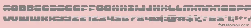 groovysmoothiehalf Font – Gray Fonts on Pink Background