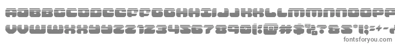 フォントgroovysmoothiehalf – 白い背景に灰色の文字