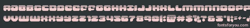 groovysmoothiehalf Font – Pink Fonts on Black Background